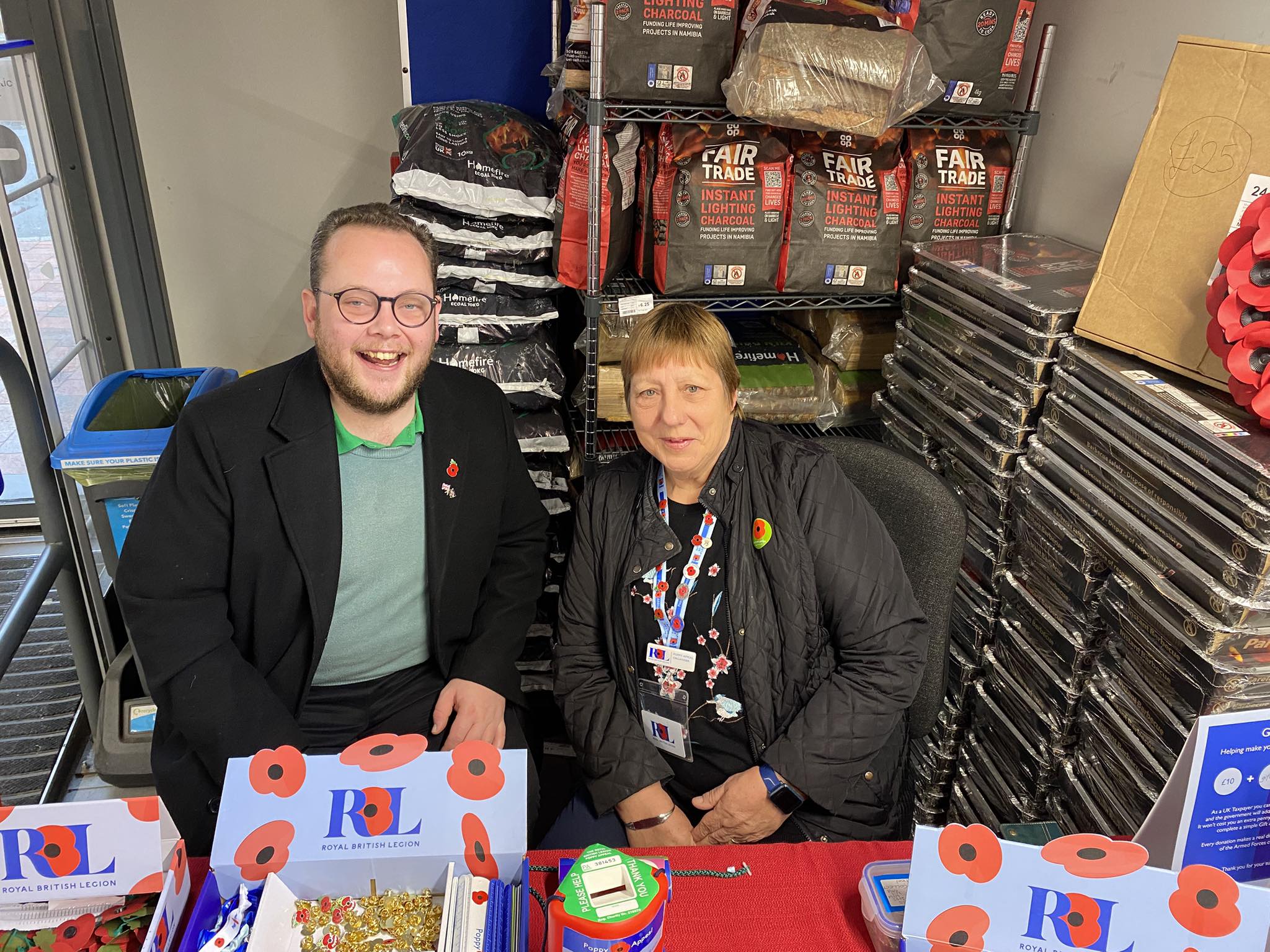 Supporting the Poppy Appeal at Snodland Co-op